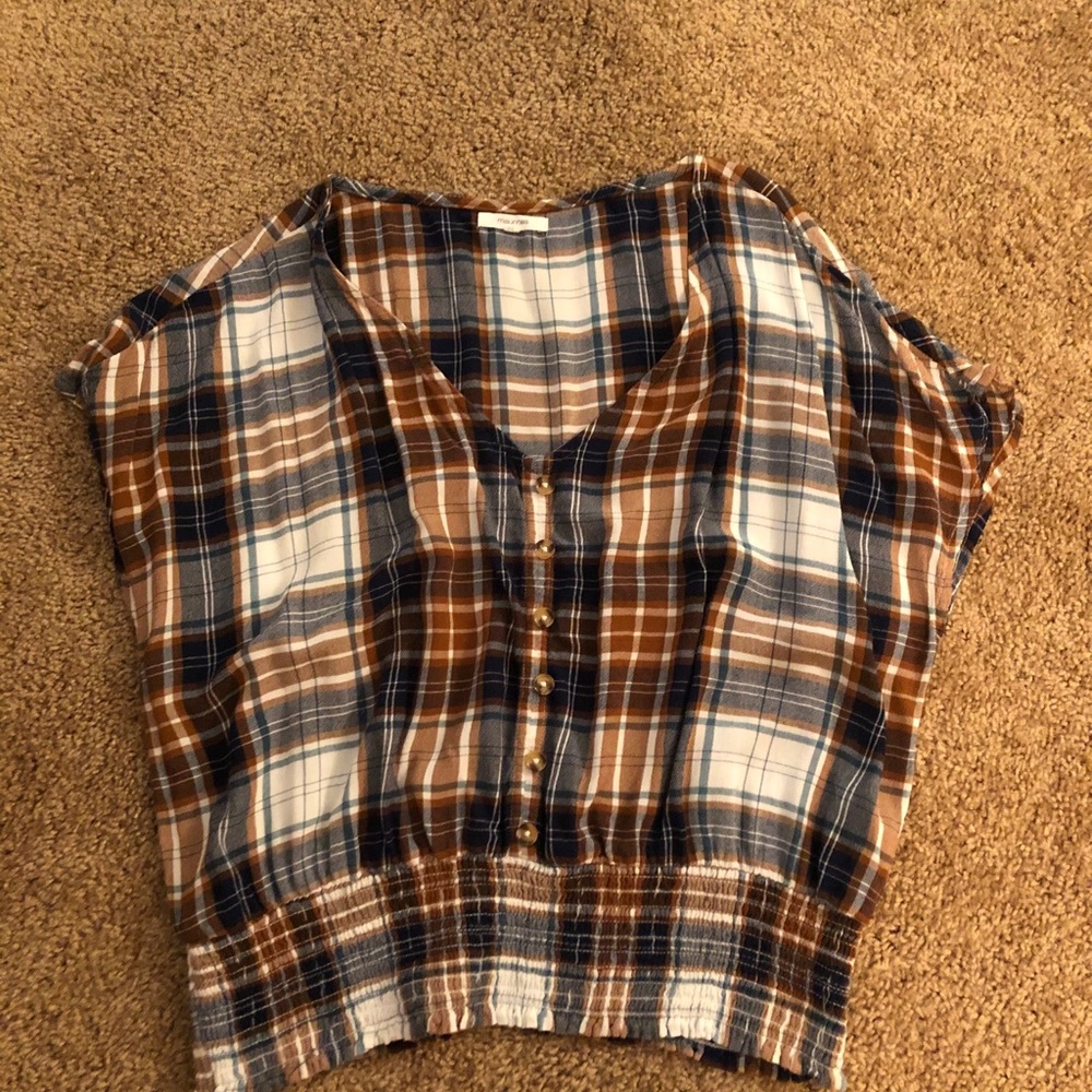 Maurices plaid top